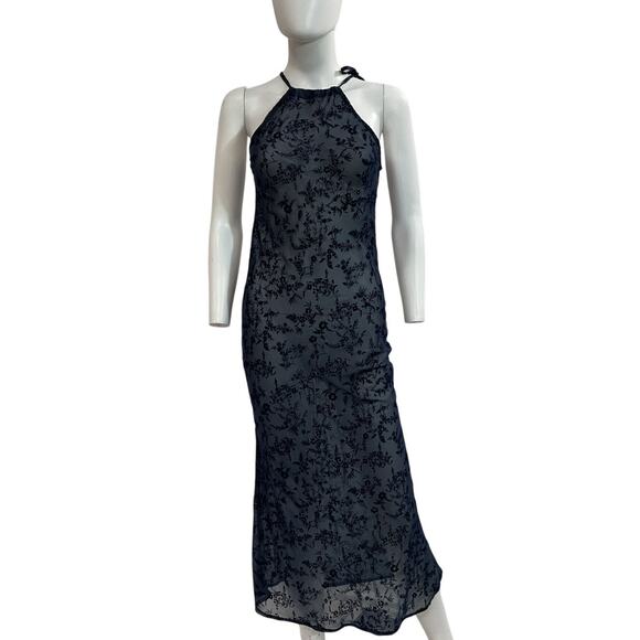 Musier Sheer Navy Folegandros Dress Size 36 EU / US 4 - Picture 2 of 5